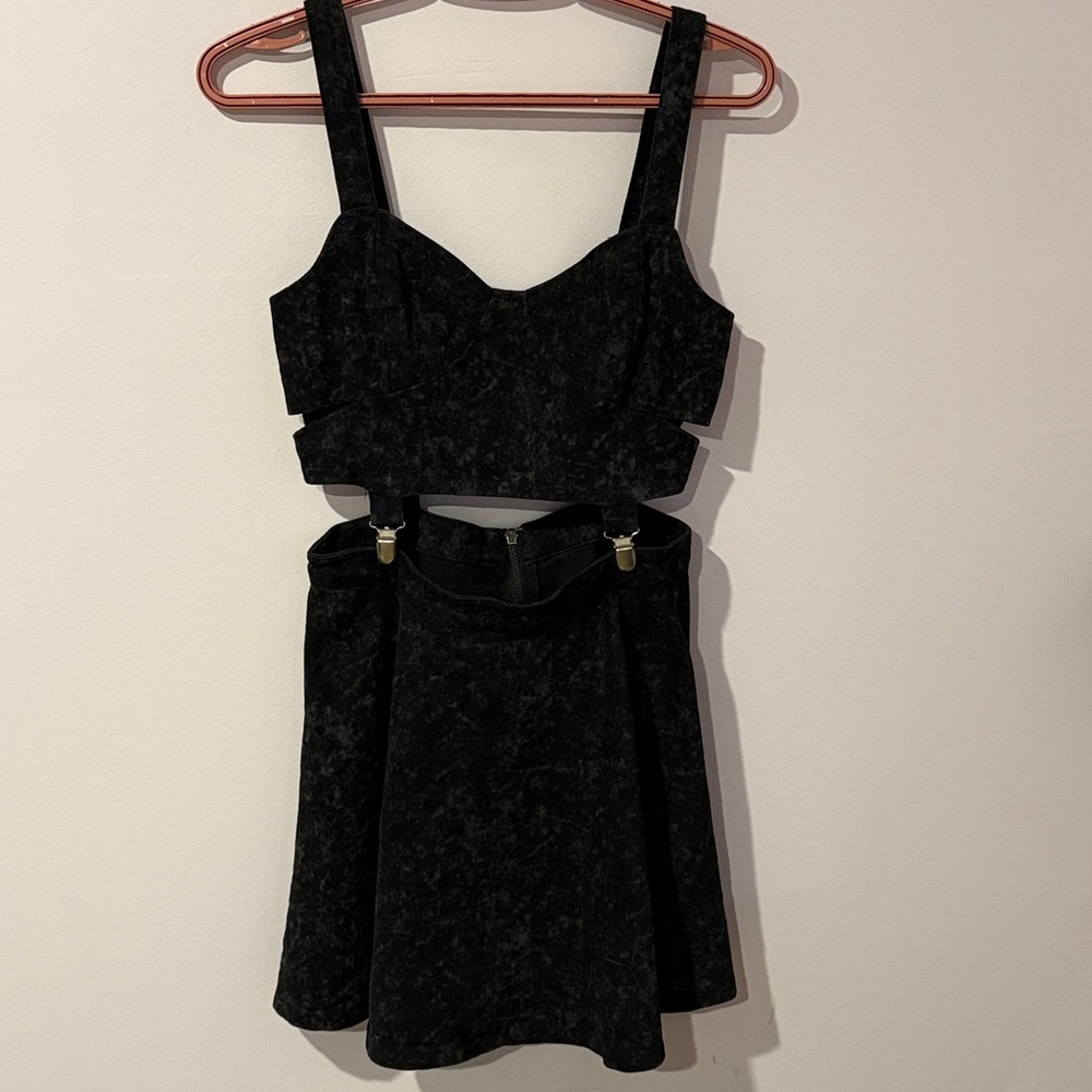 Black Skater Mini Dress